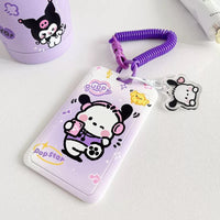 IDC185 | ID Card Frame - purple pocha 1set1.25$
