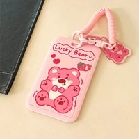 IDC182 | ID Card Frame - pink lotso 1set1.25$