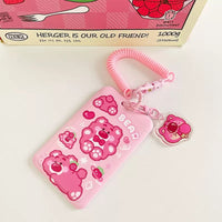 IDC183 | ID Card Frame - pink lotso 1set1.25$