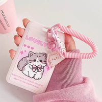 IDC181 | ID Card Frame - pink cat 1set1.25$
