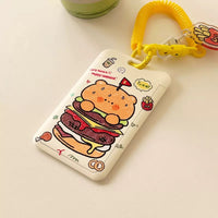 IDC174 | ID Card Frame - yellow burger 1set1.25$