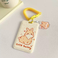 IDC171 | ID Card Frame - yellow bunny 1set1.25$