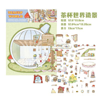 STPK57 | Sticker 1pack - teacup world