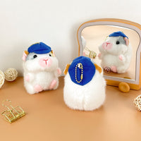 KC12A | White Guinea Pig Keychain 1.8$