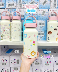 BOT32 | Stainless Bottle - Blue Animal 900ml