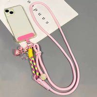 CAIP167 | Crossbody mobile phone (free keychain) - pink