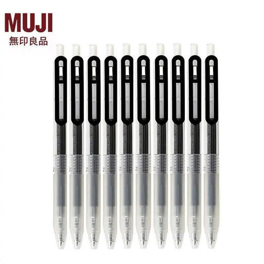 PENN01 | Muji Pen (press) 0.5mm 10pen/pack (black ink)