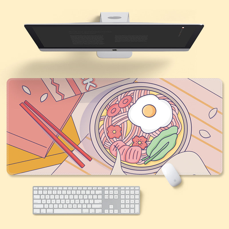 MPD16 | Noodle illustration Long Mouse Pad