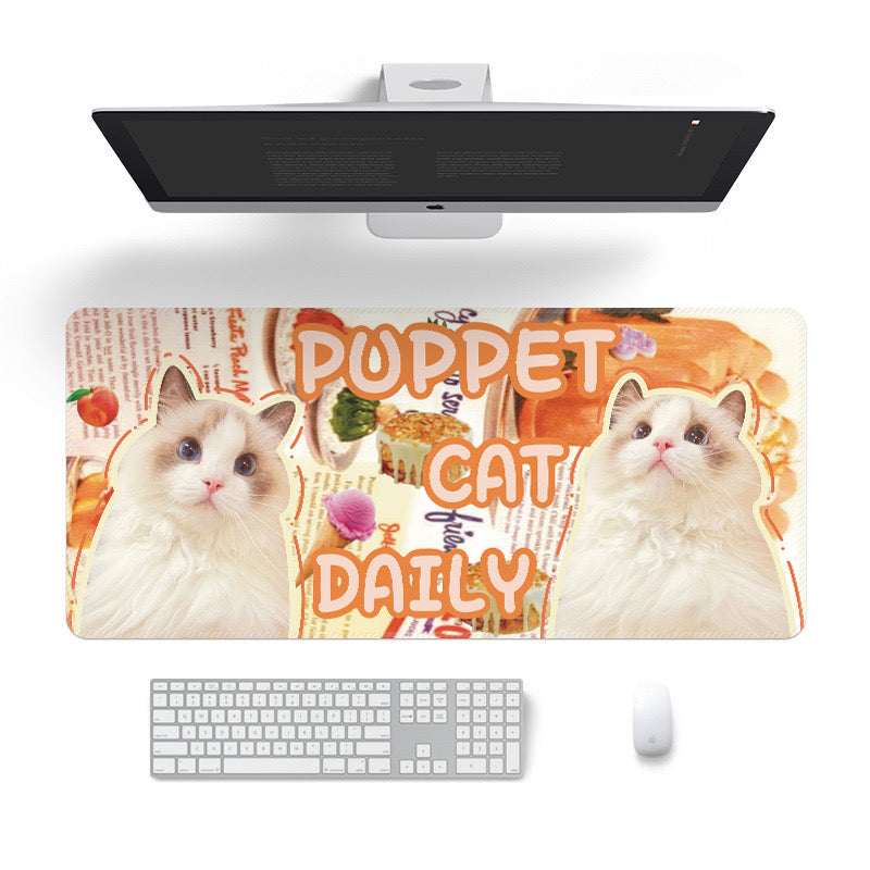 MPD14 | Cute Cat Long Mouse Pad