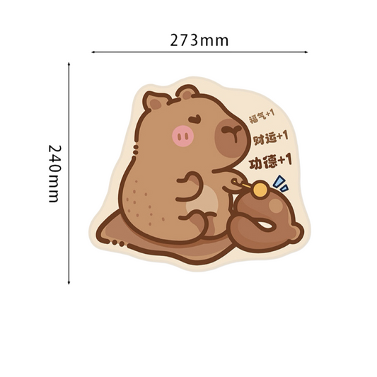 MPD07 | Capybara monk Mouse Pad