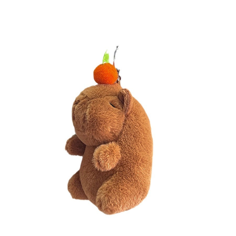 KC73 |  Capybara orange Keychain (have sound)