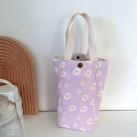 BOT21 | Bottle carry Bag - pink daisy