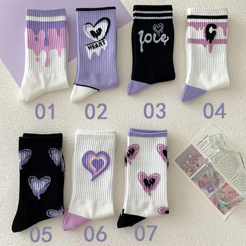 SO15A | Purple Heart Sock