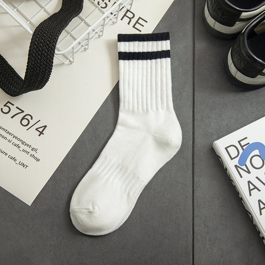 SO40 | White Line Sock